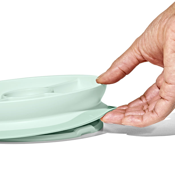 OXO Tot Stick & Stay Suction Divided Plate