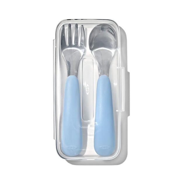 OXO Tot On-The-Go Fork And Spoon Set