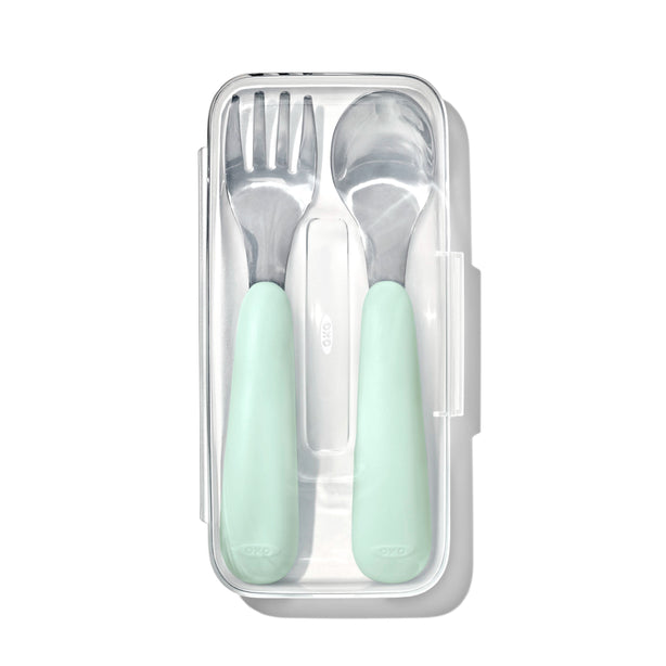 OXO Tot On-The-Go Fork And Spoon Set