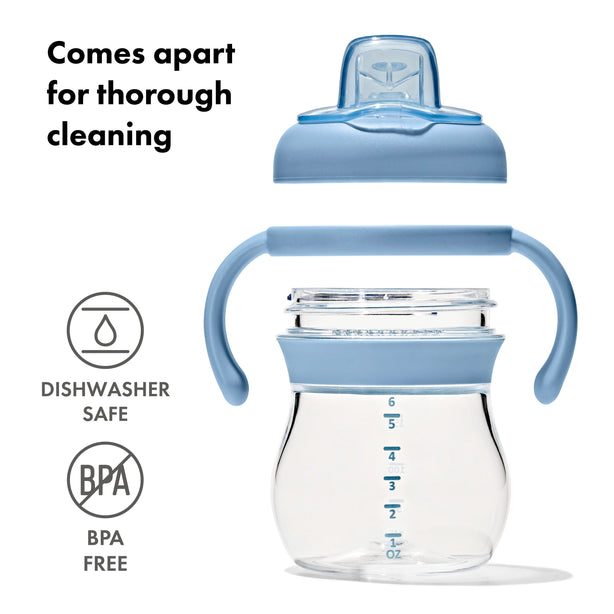 OXO Tot Transitions Soft Spout Sippy Cup With Removable Handles 6oz