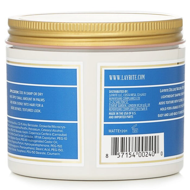 Natural Matte Cream (medium Hold, Matte Finish, Water Soluble) -