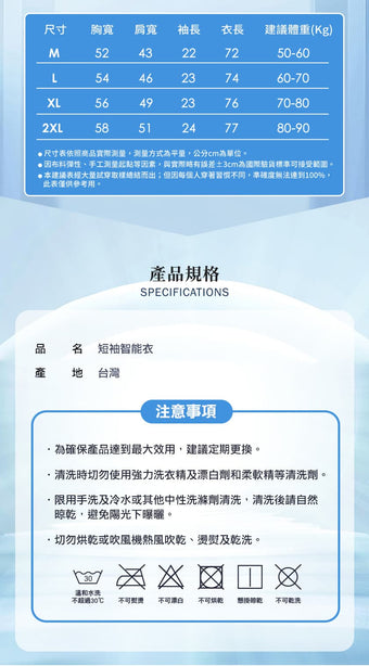 PP Persephone SMX Graphene Medical Grade Intelli Tee 3PCS/SET