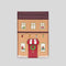 KATE SPADE Oh What Fun Gingerbread House Small Slim Cardholder KJ072