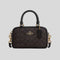 COACH Satchel Crossbody Bag In Signature Canvas Walnut/Black CW197