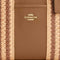 COACH Smith Tote Bag 24 Honey Brown Multi CBG91