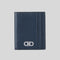FERRAGAMO Gancini Card Holder Deep Ocean 0744864