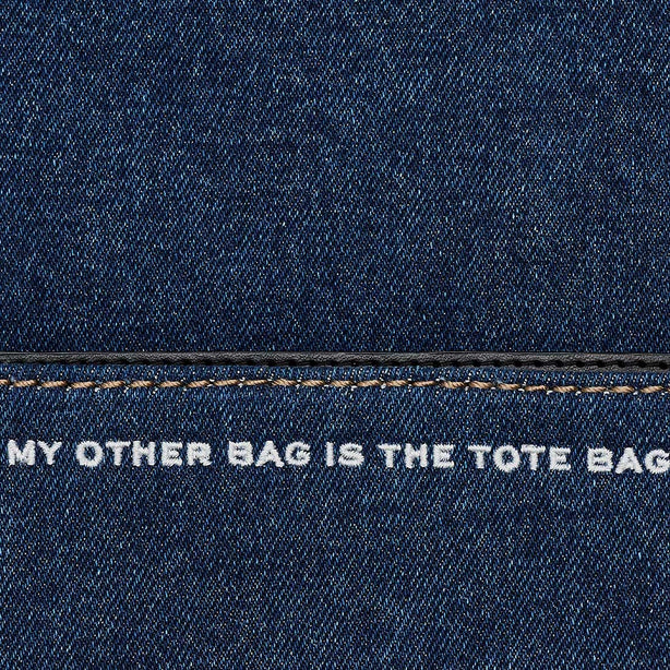 MARC JACOBS The Denim Chain Mini Bag Dark Wash 2F4SMN010S03