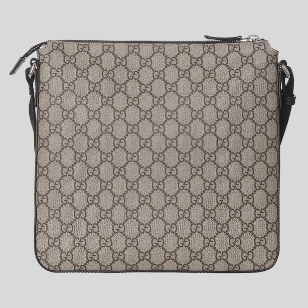 GUCCI GG Supreme Canvas Messenger Bag Beige/Black 779846