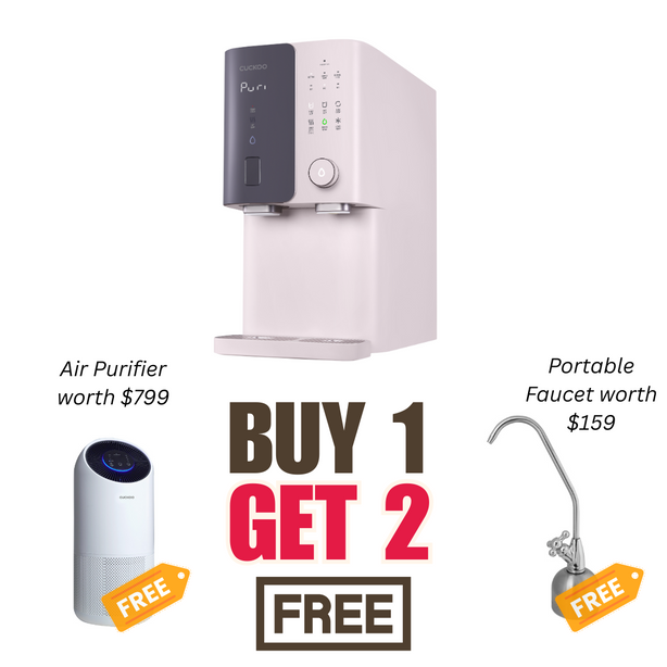 Glamour Water Purifier + iModel Air purifier + 1 Aquarius Faucet (Free 1-Year Servicing CCSP & Installation)
