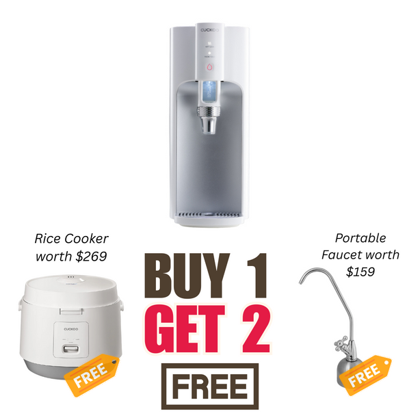 Titan Water Purifier Tankless 100°C + CR1095 Rice Cooker + 1 Aquarius Faucet (Free 1-Year Servicing CCSP & Installation)