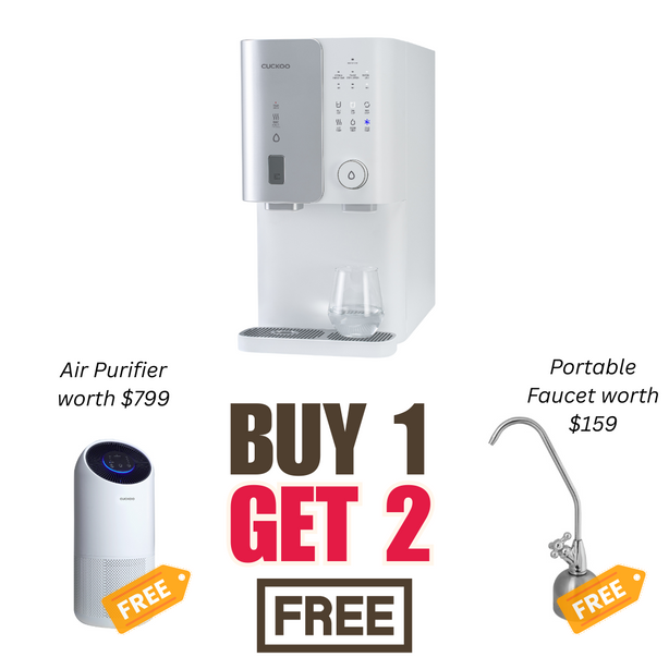 Grande Water Purifier + iModel Air purifier + 1 Aquarius Faucet (Free 1-Year Servicing CCSP & Installation)