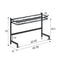 Black Over the Sink Dish rack with full set holders