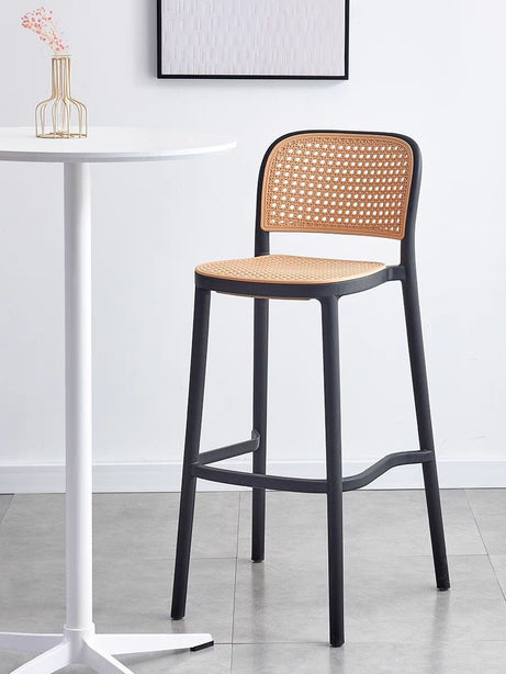 bar stool / high chair / rattan design