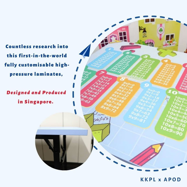 KKPL YOUNGCHAMPS Custom printed table