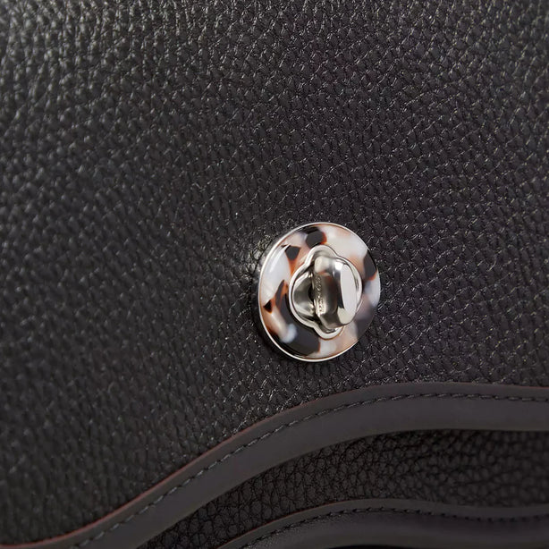 Coach Wavy Dinky Bag In Coachtopia Leather - Black CK113