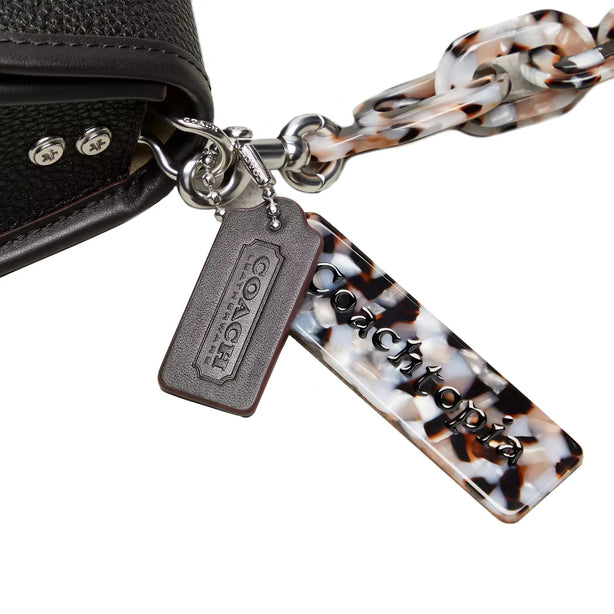 Coach Wavy Dinky Bag In Coachtopia Leather - Black CK113