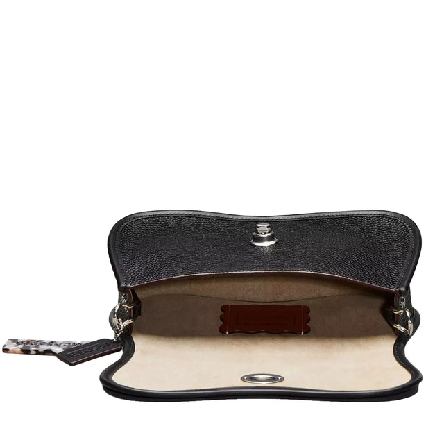 Coach Wavy Dinky Bag In Coachtopia Leather - Black CK113