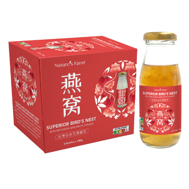 Nature's Farm® Bird's Nest Red Dates White Fungus 8% 180ml x 6s