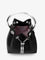 Jimmy Choo Bon Bon satin bucket bag - Blacksilver