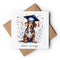 Graduation Clever Sausage Greeting Card