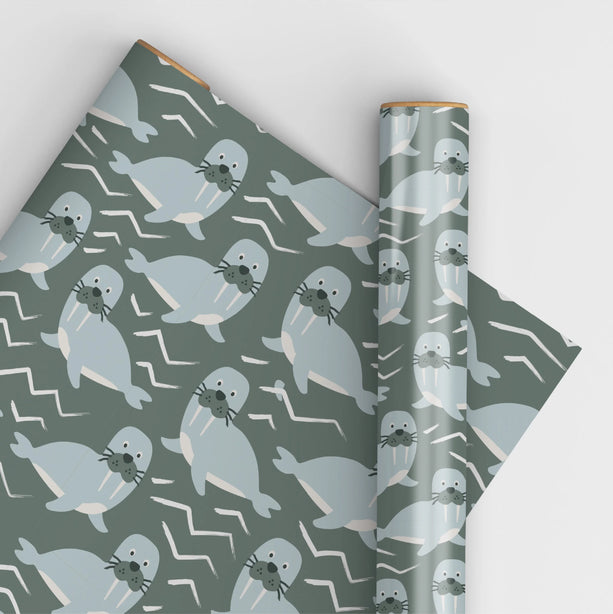 Walrus Wrapping Paper