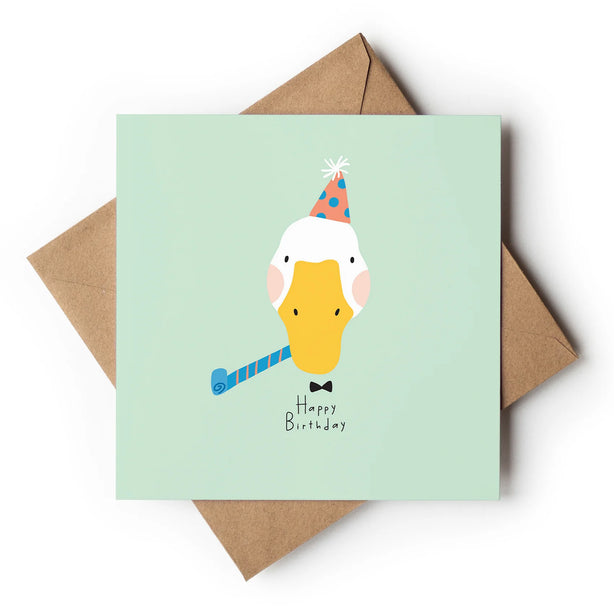 Party Duck Greeting Card