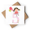 Age 5 Birthday Girl Greeting Card
