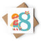 Age 8 Birthday Boy Greeting Card