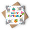 Donkeys And Cupcakes Greeting Card