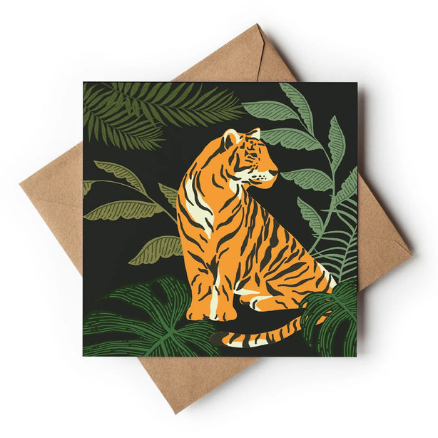 Jungle Tiger Greeting Card