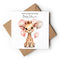 Baby Shower - Giraffe With Balloons Greeting Card