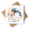 Baby Bear Girl Greeting Card