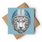 Biker Tiger Greeting Card