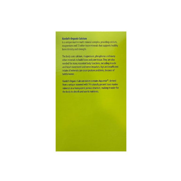Kordel’s Organic Calcium T60 ( Now new in blister pack )