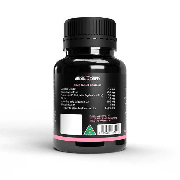 AussieSupps Hair, Skin & Nails (60 Tablets) x 3