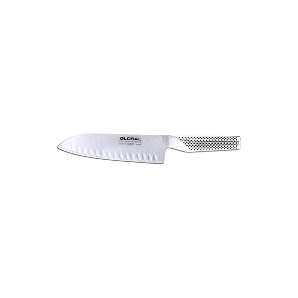 Global G-80 18cm Fluted Santoku Knife (Local Delivery Only)