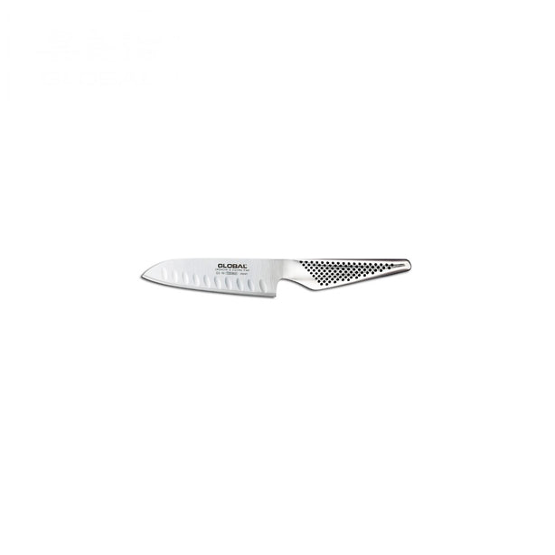 Global GS-90 13cm Fluted Santoku Knife