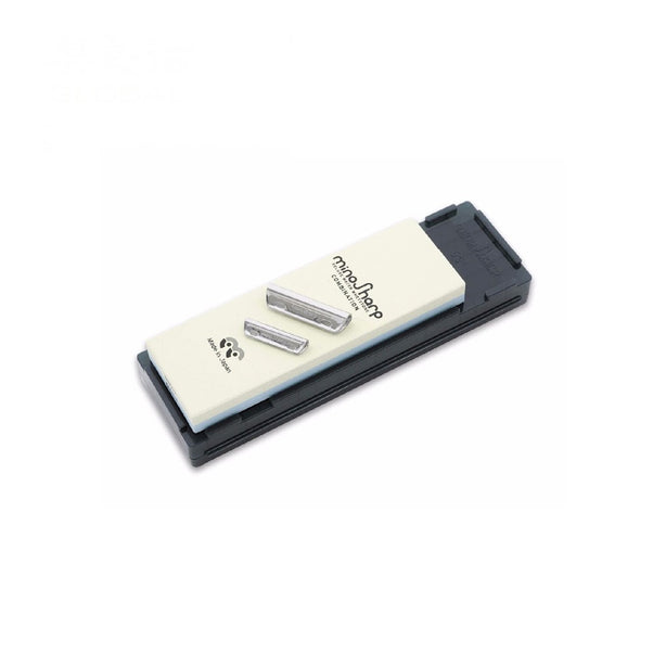 Global Minosharp 472 Professional Knife Sharpening Kit With Combination Whetstone