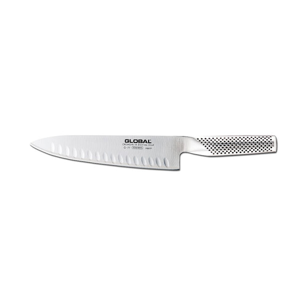 Global G-77 20cm Fluted Cook's Knife (Local Delivery Only)