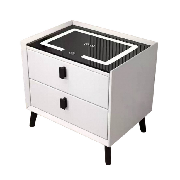 Smart Bedside Cabinet – with LED lights and wireless charging