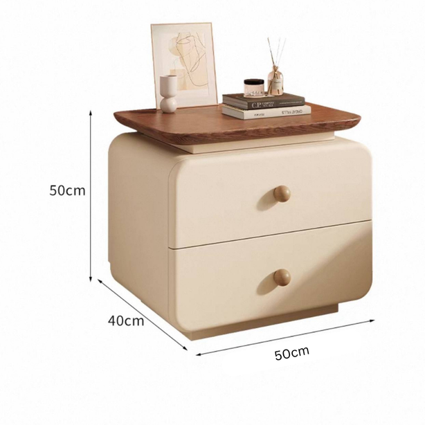 Smart Bedside Cabinet – with LED lights and wireless charging