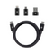 Edizard Anti-tangle Magnetic Round Pivot Cable