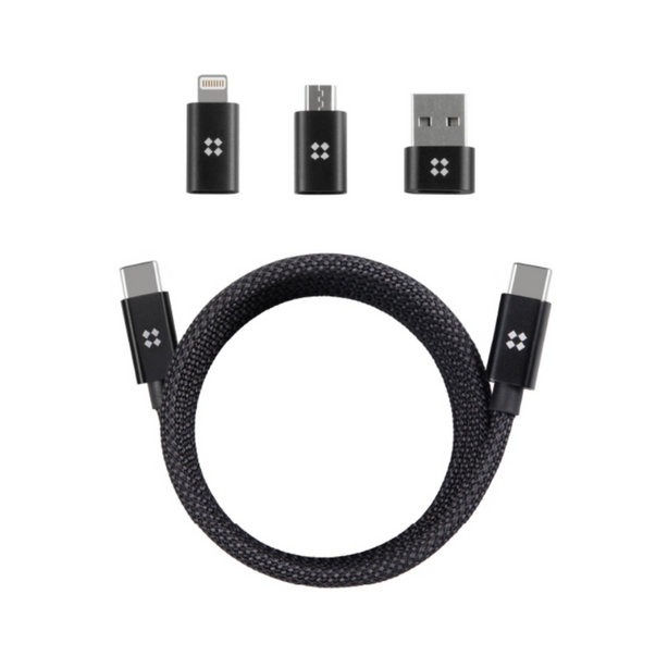 Edizard Anti-tangle Magnetic Round Pivot Cable