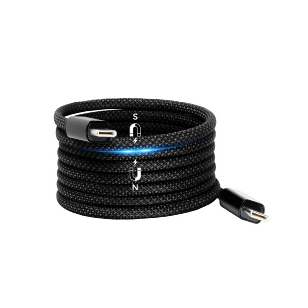 Edizard Anti-tangle Magnetic Round Pivot Cable