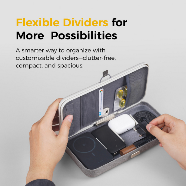 Edizard PowerCube 4 in 1 Wireless Charger & Organizing Box