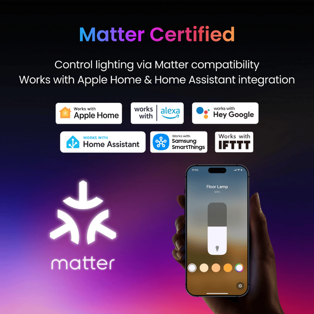 SwitchBot Floor Lamp Smart LED with Matter Supported (UK Plug)