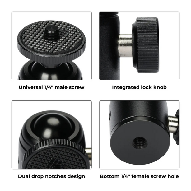 OBSBOT Extendable Tripod Mini Ball Head