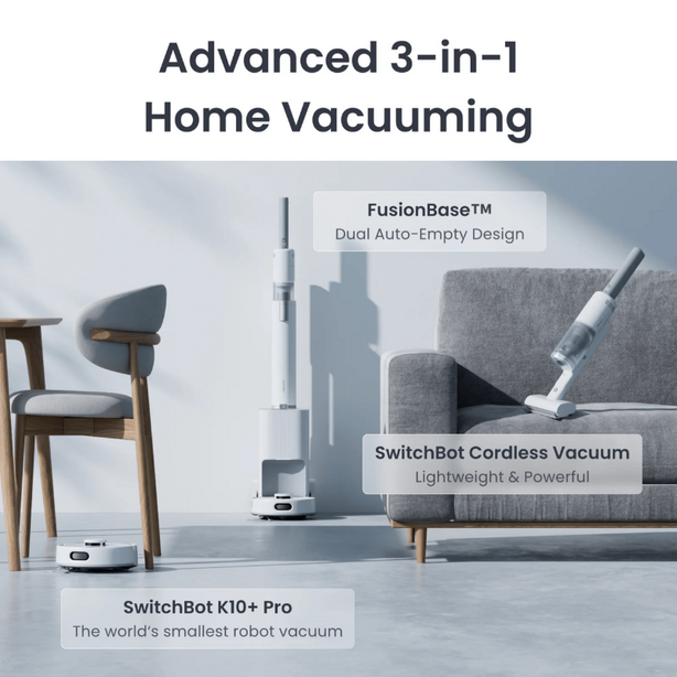 SwitchBot K10+ Pro Robot Vacuum Combo