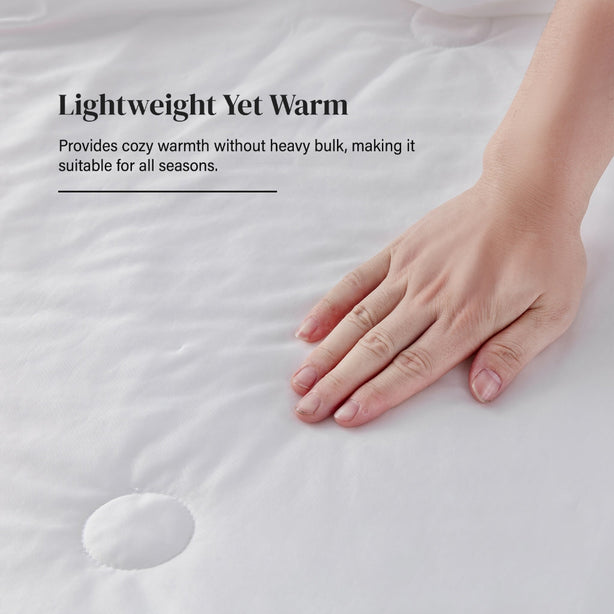 Marie Claire I Glacier Cooling Luxury Microfibre Quilt I Lightweight, Breathable & Ultra-Soft - 3 Sizes & Pillow