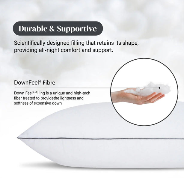 Bellami I ZZEN TENCEL™ I DownFeel® Luxury Pillow – Soft, Medium & Firm (1000g, 1300g, 1700g) - 2 pieces
